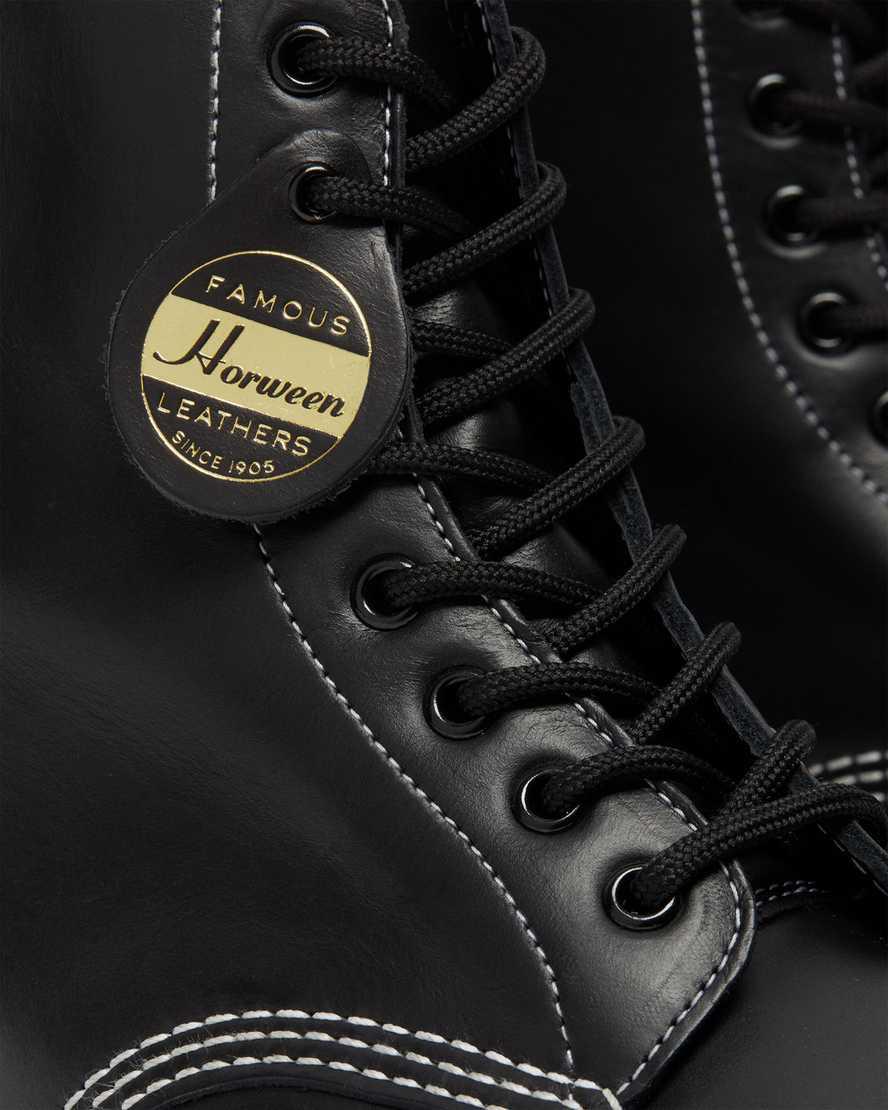 Dr Martens 1460 Pascal Made in England Cavalier Deri Erkek Bağcıklı Bot Siyah  Türkiye |  87690-NHRD