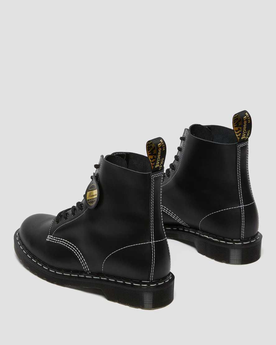 Dr Martens 1460 Pascal Made in England Cavalier Deri Erkek Bağcıklı Bot Siyah  Türkiye |  87690-NHRD