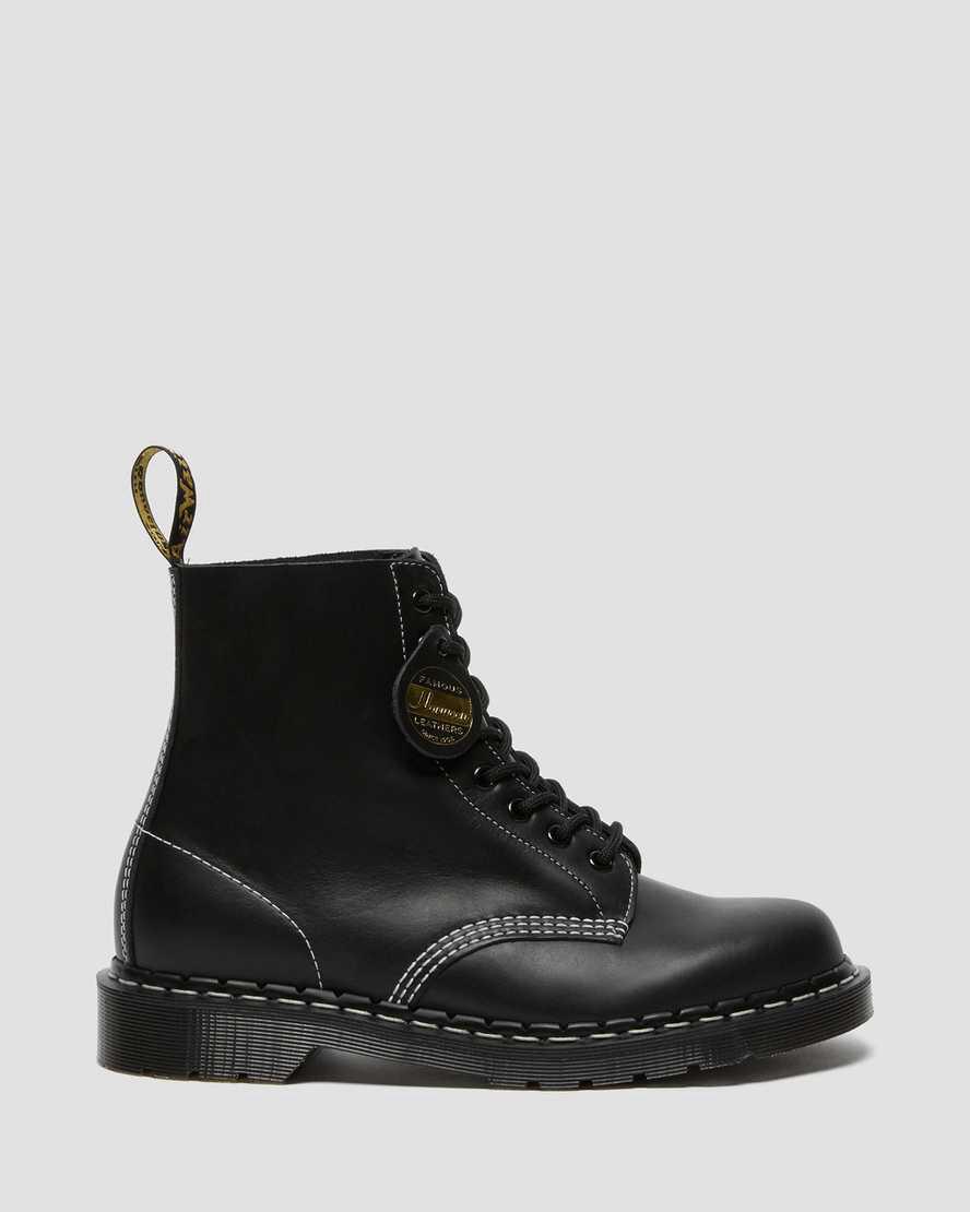 Dr Martens 1460 Pascal Made in England Cavalier Deri Erkek Bağcıklı Bot Siyah  Türkiye |  87690-NHRD