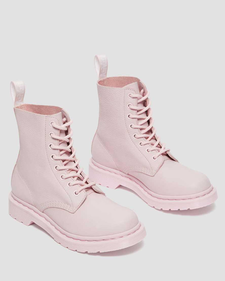 Dr Martens 1460 Pascal Mono Dantel Up Kadın Bilek Boy Bot Pembe  Türkiye |  57419-LZUH