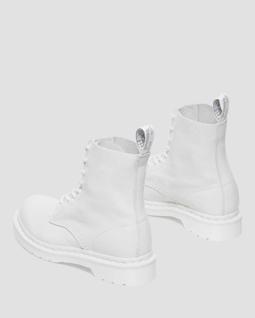 Dr Martens 1460 Pascal Mono Dantel Up Kadın Bilek Boy Bot Beyaz  Türkiye |  84713-BGHJ