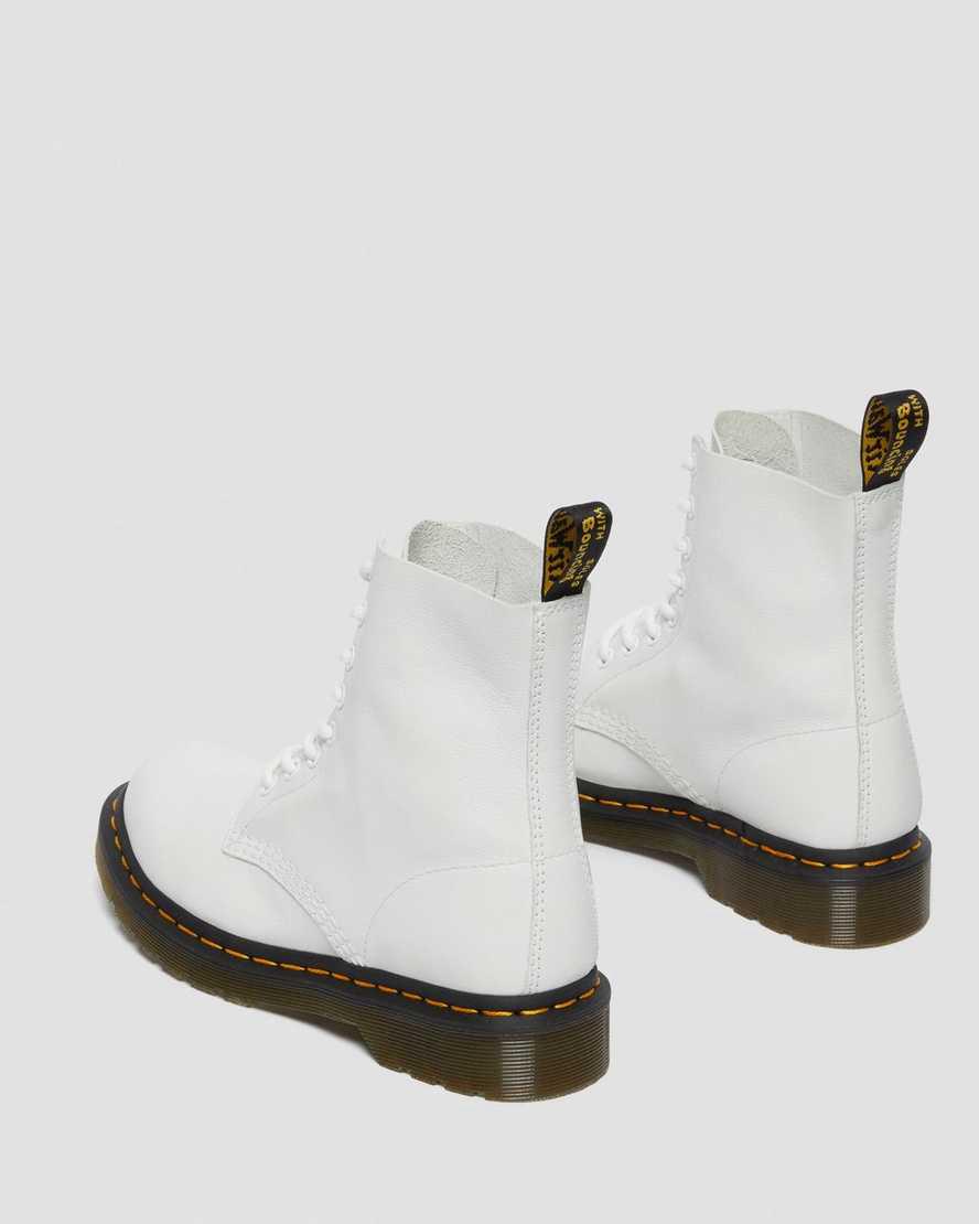 Dr Martens 1460 Pascal Virginia Deri Kadın Bilek Boy Bot Beyaz  Türkiye |  45860-BCWO