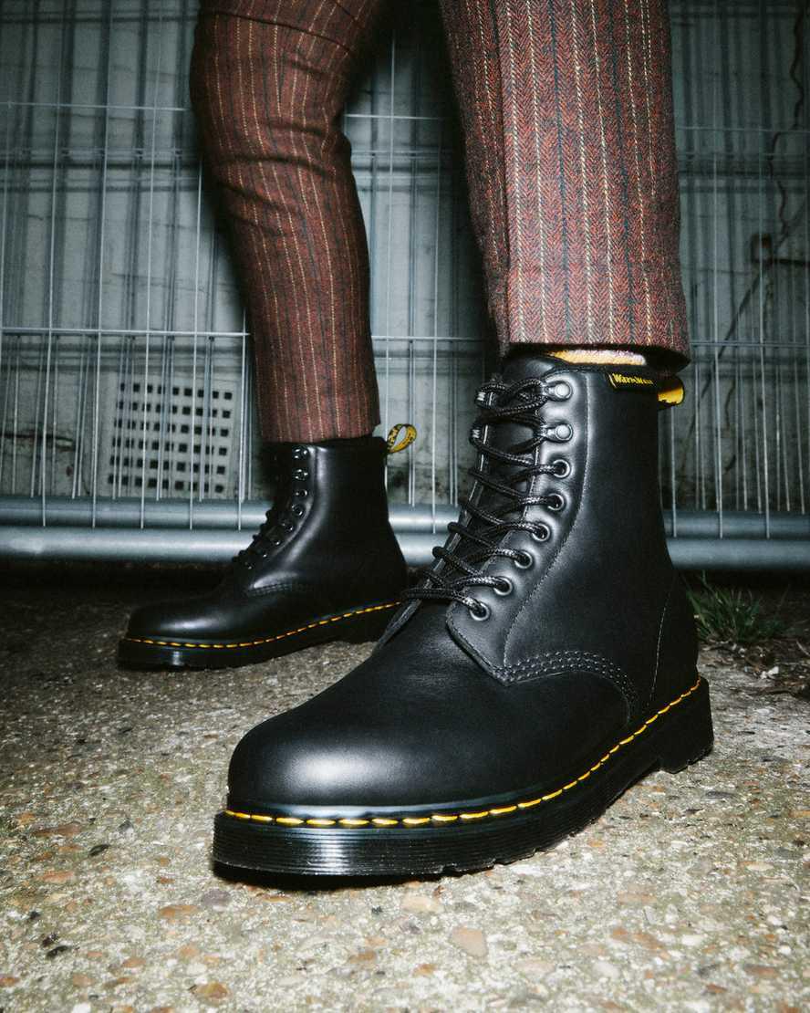 Dr Martens 1460 Pascal Warmwair Deri Dantel Up Kadın Bilek Boy Bot Siyah  Türkiye |  19653-OQTR