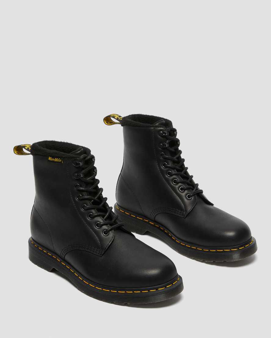 Dr Martens 1460 Pascal Warmwair Deri Dantel Up Kadın Bilek Boy Bot Siyah  Türkiye |  19653-OQTR