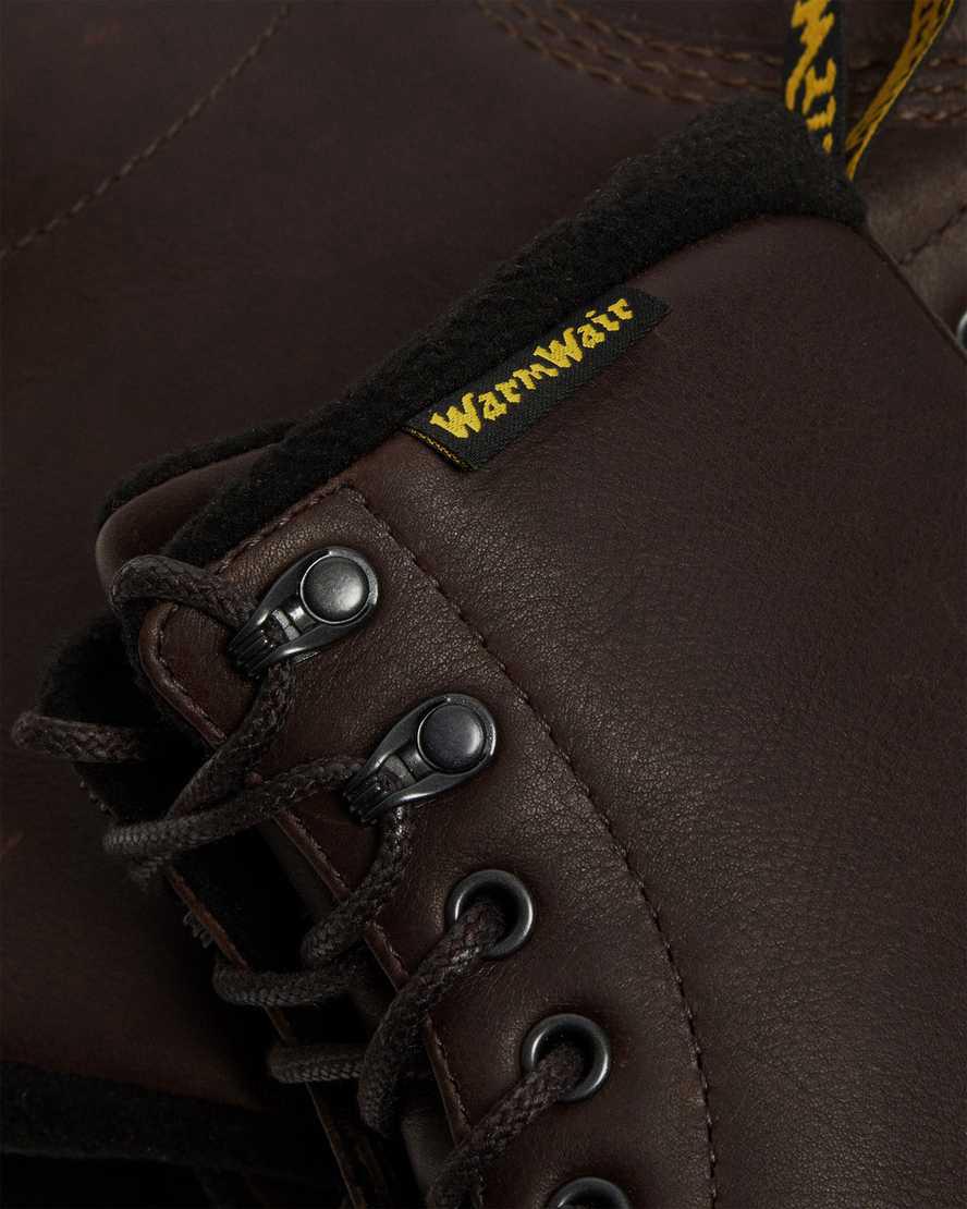 Dr Martens 1460 Pascal Warmwair Deri Dantel Up Erkek Bilek Boy Bot Koyu Kahverengi  Türkiye |  91354-KWQM