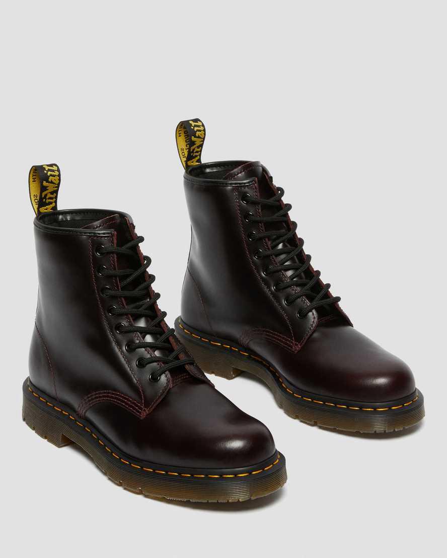 Dr Martens 1460 Slip Resistant Atlas Deri Dantel Up Erkek Bilek Boy Bot Bordo  Türkiye |  12365-VBMZ