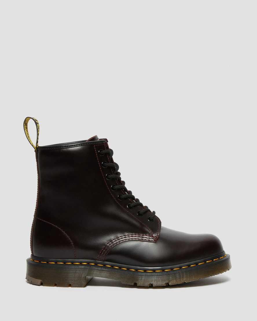 Dr Martens 1460 Slip Resistant Atlas Deri Dantel Up Erkek Bilek Boy Bot Bordo  Türkiye |  12365-VBMZ