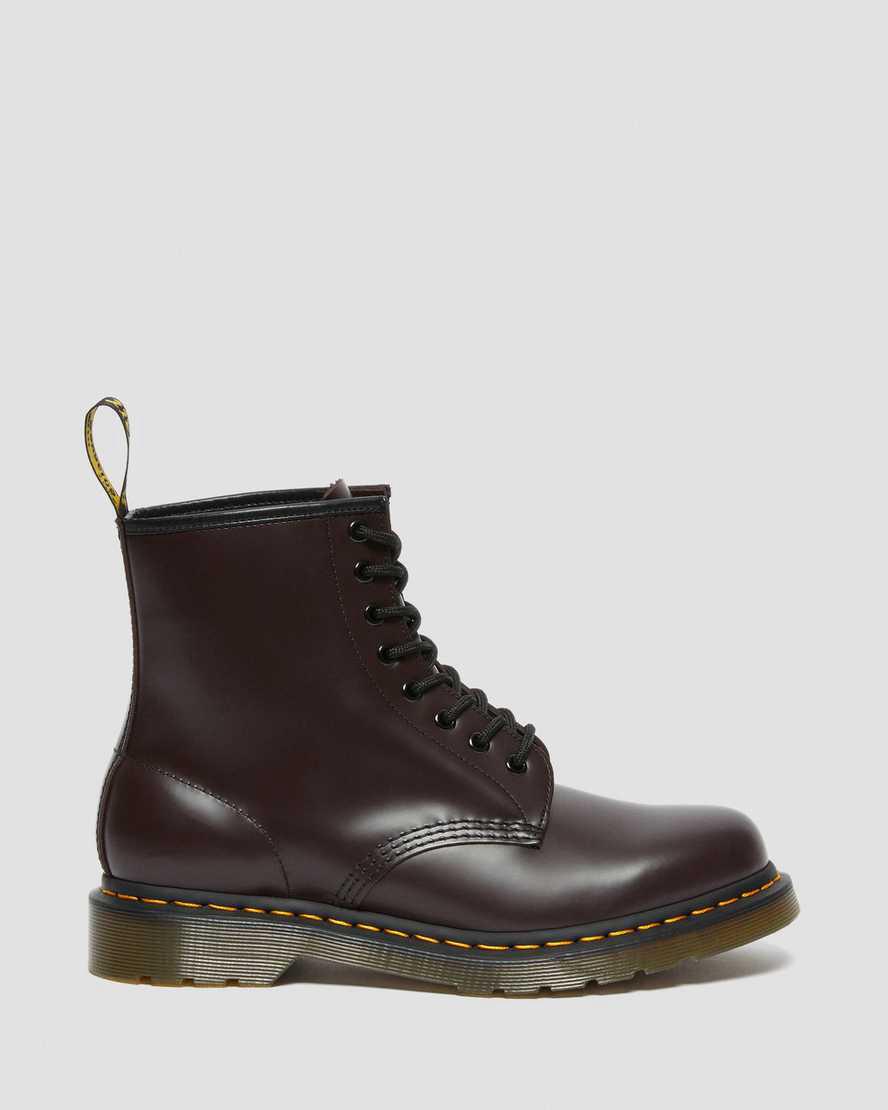 Dr Martens 1460 Smooth Deri Dantel Up Erkek Bilek Boy Bot Bordo  Türkiye |  10375-JGSM