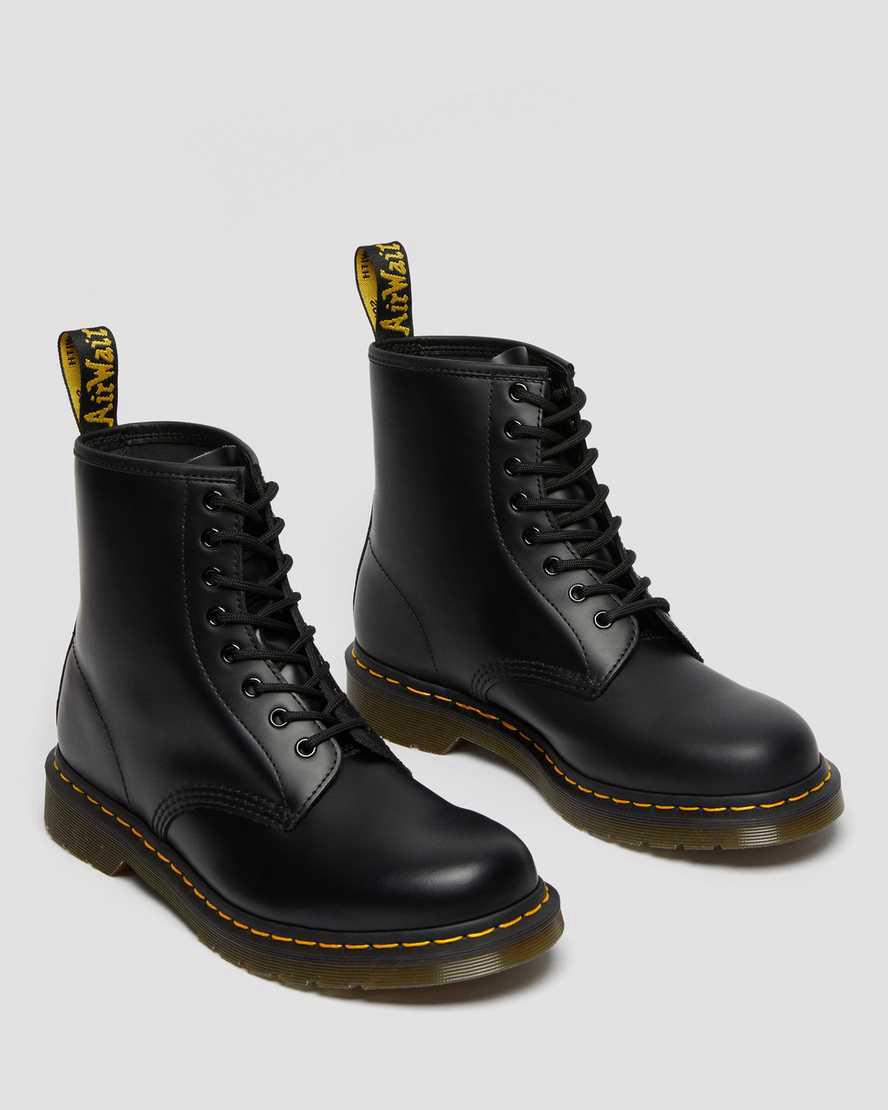 Dr Martens 1460 Smooth Deri Dantel Up Erkek Bilek Boy Bot Siyah  Türkiye |  23085-DIQN