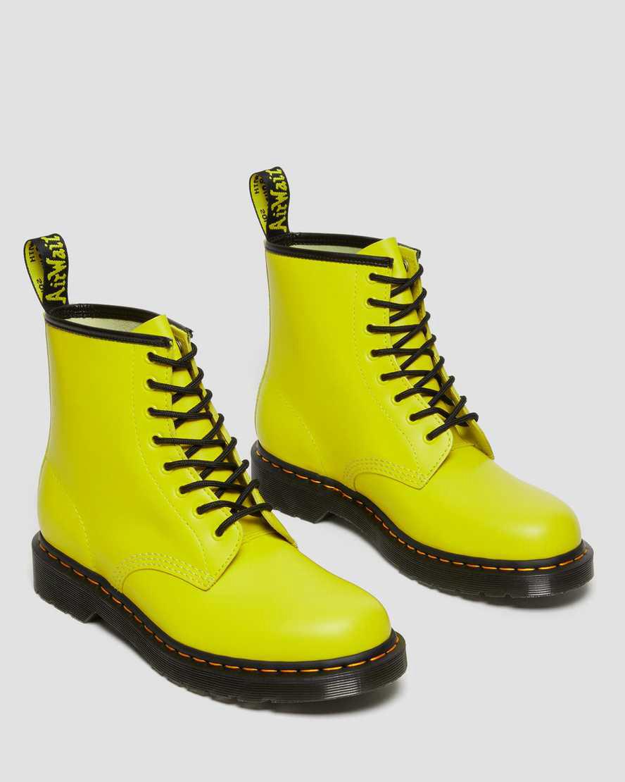 Dr Martens 1460 Smooth Deri Dantel Up Erkek Originals Boots Sarı  Türkiye |  36054-WBNF