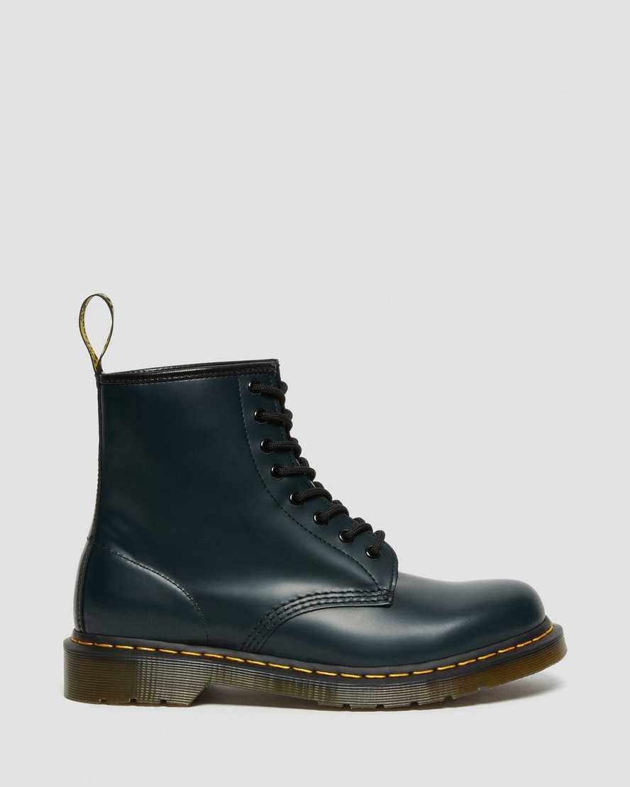 Dr Martens 1460 Smooth Deri Dantel Up Erkek Bilek Boy Bot Lacivert  Türkiye |  61908-YWBU