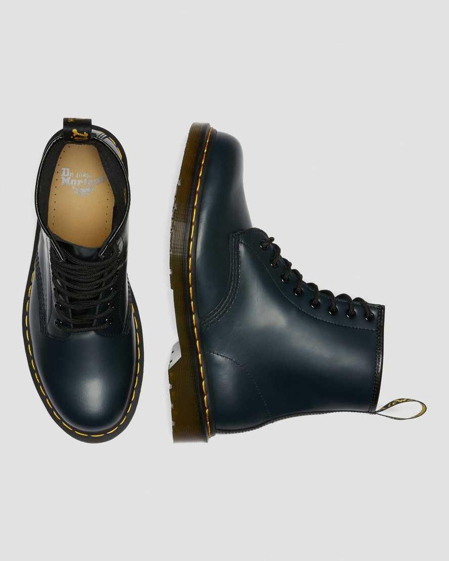 Dr Martens 1460 Smooth Deri Dantel Up Erkek Bilek Boy Bot Lacivert  Türkiye |  61908-YWBU