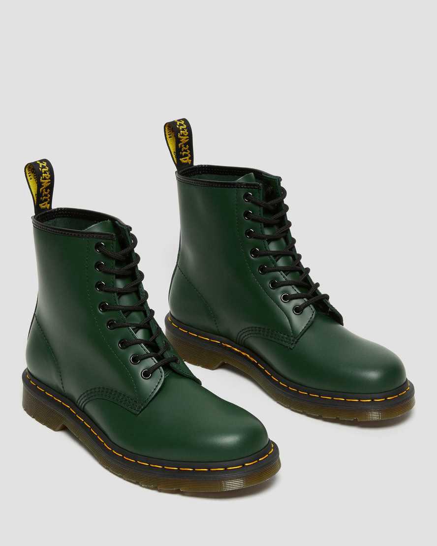 Dr Martens 1460 Smooth Deri Dantel Up Erkek Bilek Boy Bot Yeşil  Türkiye |  90746-VPIA