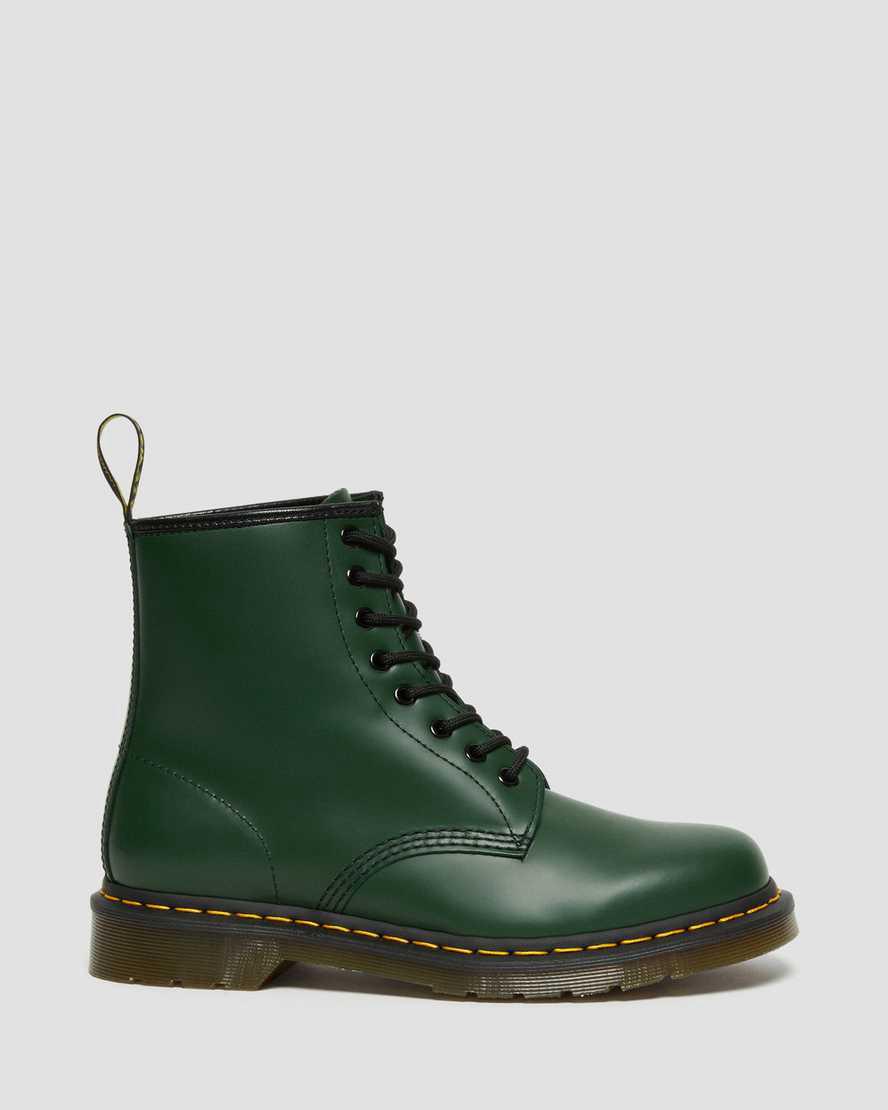 Dr Martens 1460 Smooth Deri Dantel Up Erkek Bilek Boy Bot Yeşil  Türkiye |  90746-VPIA