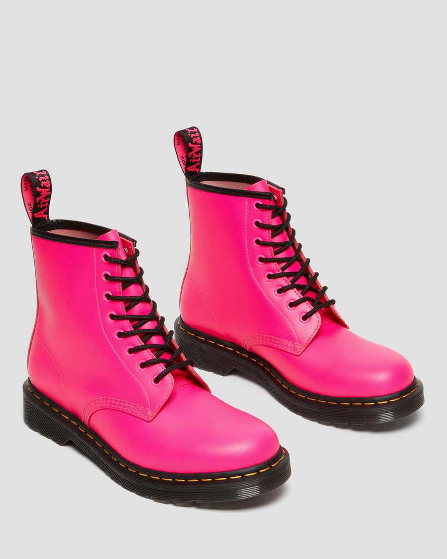 Dr Martens 1460 Smooth Deri Dantel Up Erkek Bilek Boy Bot Pembe  Türkiye |  94561-FCSG