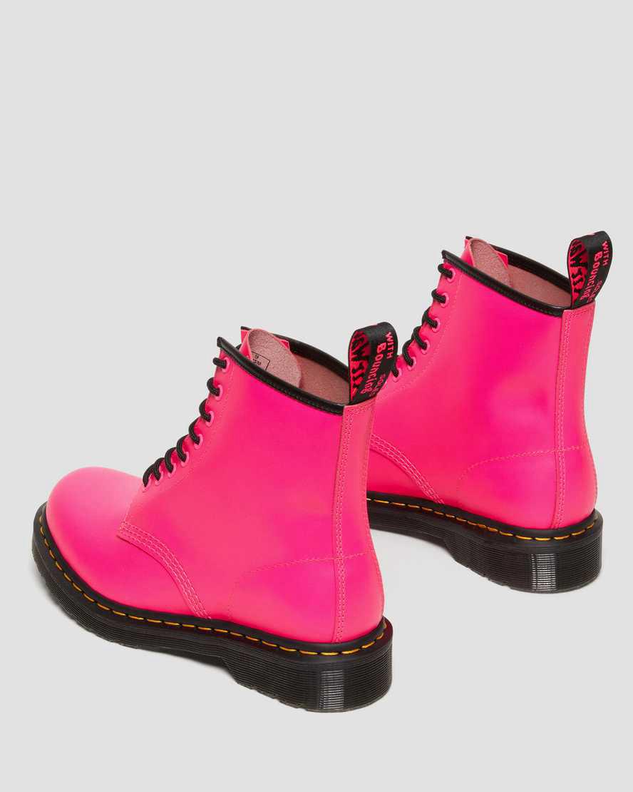 Dr Martens 1460 Smooth Deri Dantel Up Erkek Bilek Boy Bot Pembe  Türkiye |  94561-FCSG