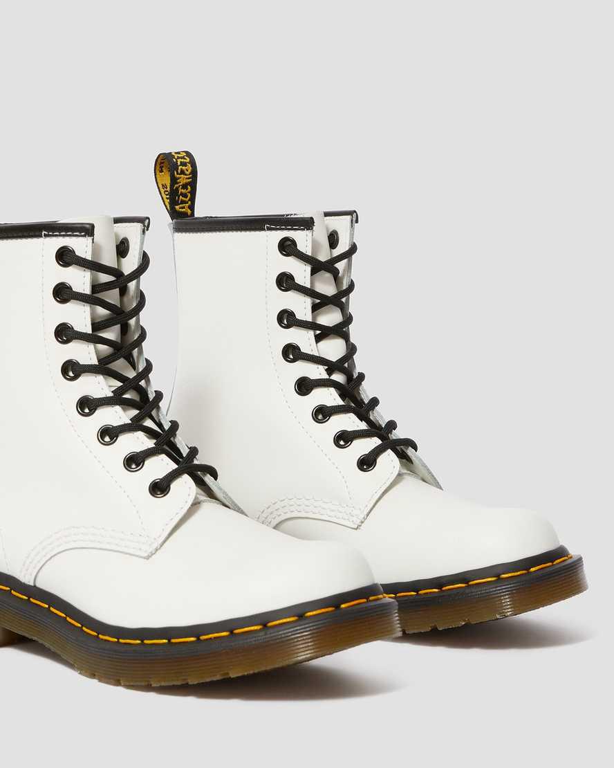 Dr Martens 1460 Smooth Deri Dantel Up Kadın Bilek Boy Bot Beyaz  Türkiye |  35921-GVKI