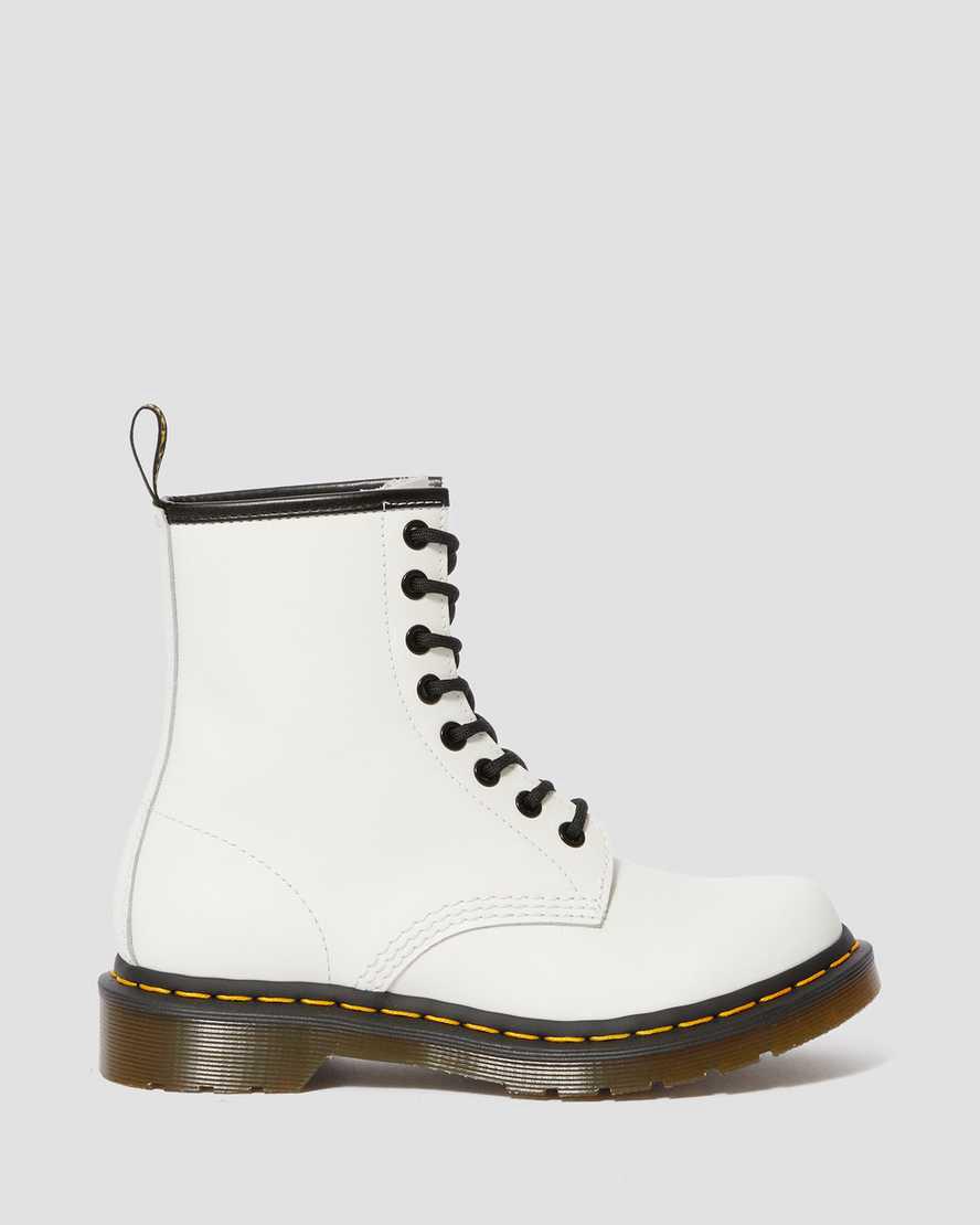 Dr Martens 1460 Smooth Deri Dantel Up Kadın Bilek Boy Bot Beyaz  Türkiye |  35921-GVKI