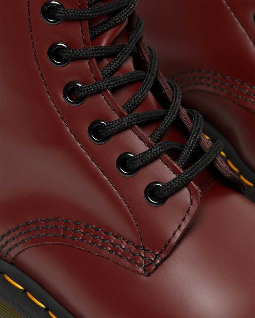 Dr Martens 1460 Smooth Deri Dantel Up Kadın Bilek Boy Bot Kırmızı  Türkiye |  74308-DJWS