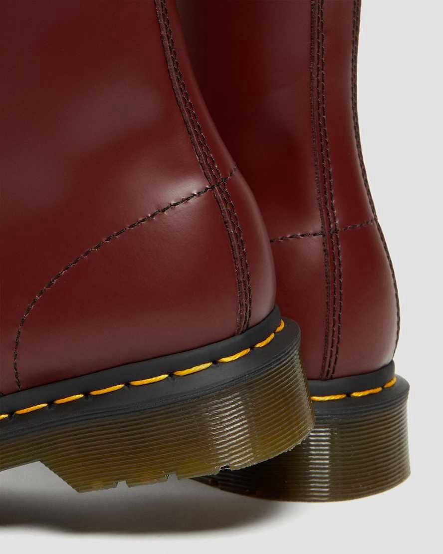 Dr Martens 1460 Smooth Deri Dantel Up Kadın Bilek Boy Bot Kırmızı  Türkiye |  74308-DJWS