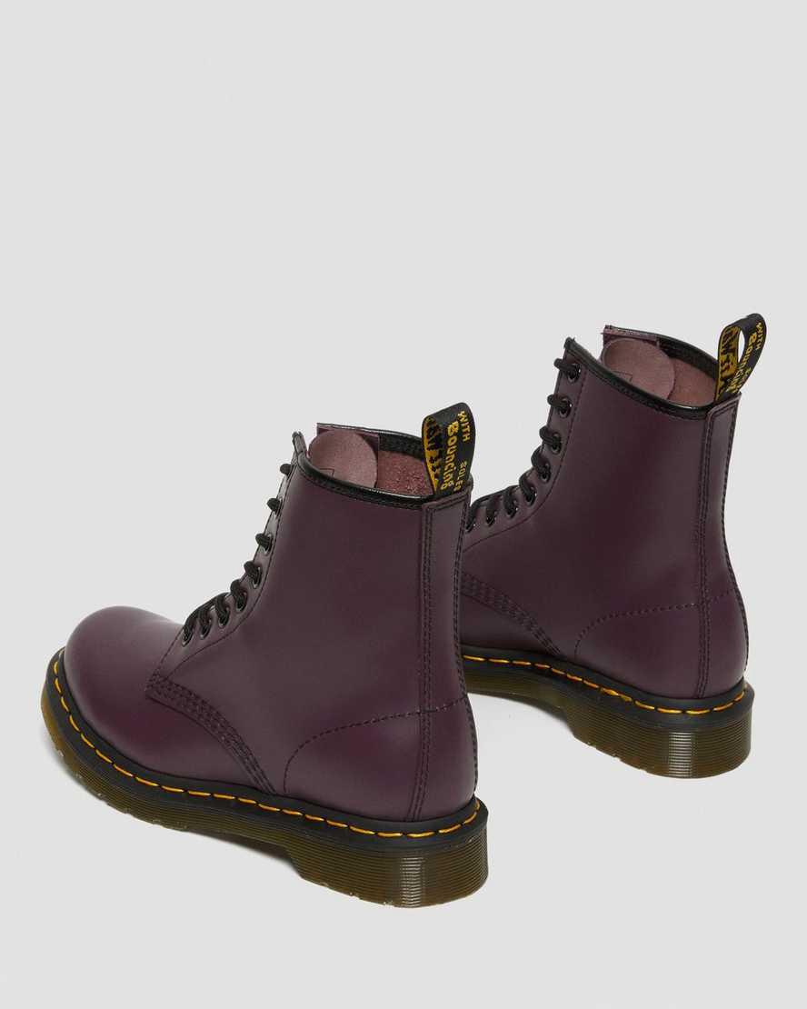 Dr Martens 1460 Smooth Deri Dantel Up Kadın Bilek Boy Bot Mor  Türkiye |  78925-YRUQ