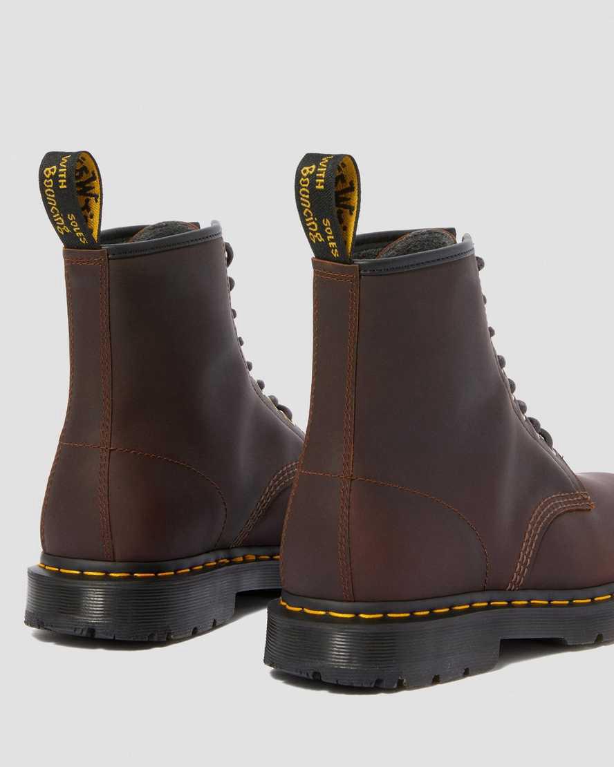 Dr Martens 1460 Wintergrip Dantel Up Erkek Bilek Boy Bot Kahverengi  Türkiye |  07321-XJYO