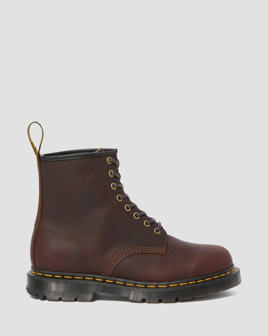 Dr Martens 1460 Wintergrip Dantel Up Erkek Bilek Boy Bot Kahverengi  Türkiye |  07321-XJYO