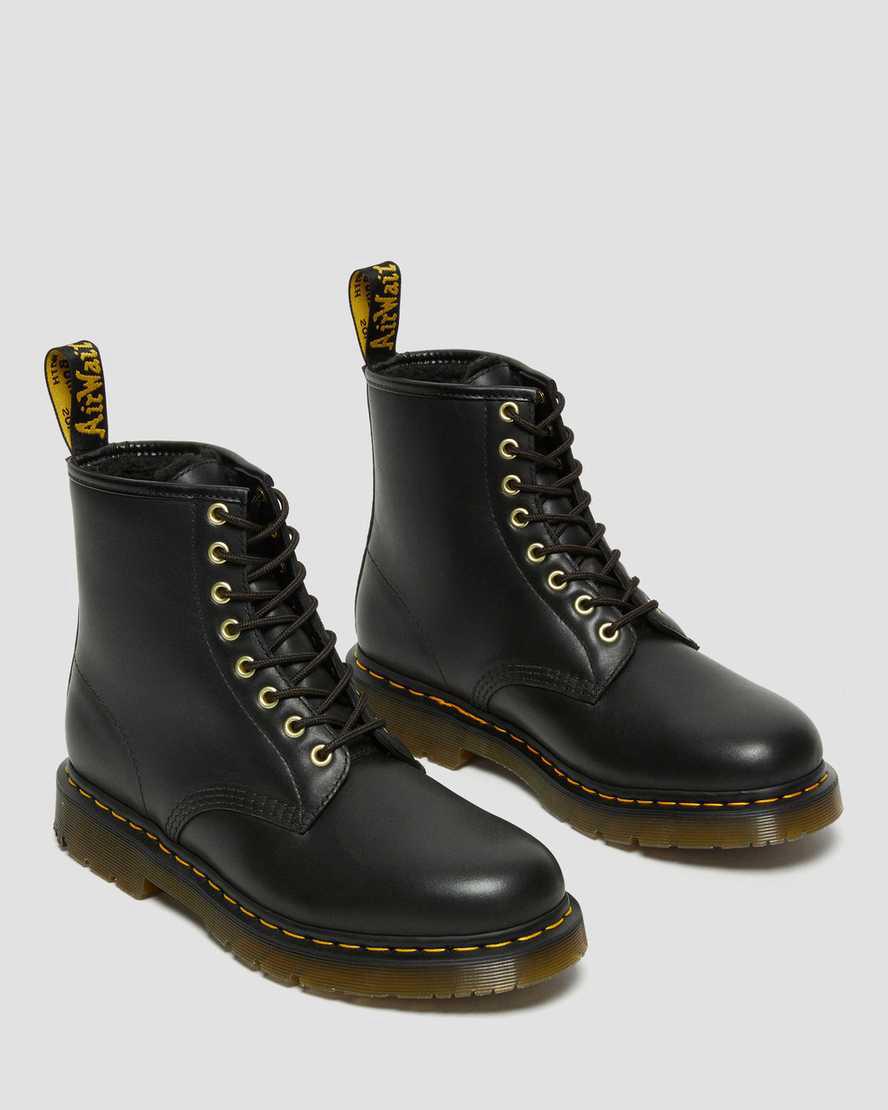 Dr Martens 1460 Wintergrip Deri Dantel Up Kadın Kışlık Botlar Siyah  Türkiye |  24350-LRYV