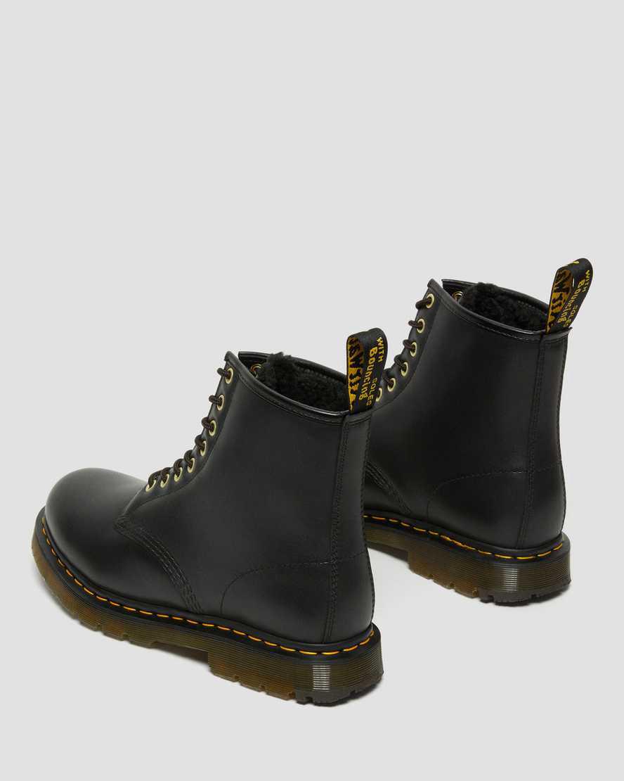 Dr Martens 1460 Wintergrip Deri Dantel Up Erkek Bilek Boy Bot Siyah  Türkiye |  40923-YRIL