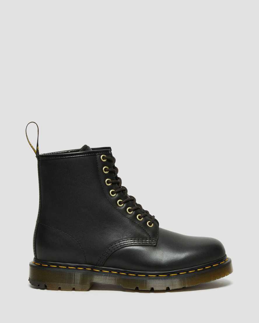 Dr Martens 1460 Wintergrip Deri Dantel Up Erkek Bilek Boy Bot Siyah  Türkiye |  40923-YRIL