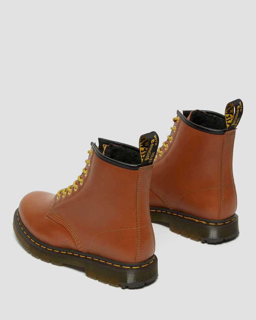 Dr Martens 1460 Wintergrip Deri Dantel Up Kadın Kışlık Botlar Kahverengi  Türkiye |  59187-SWPK