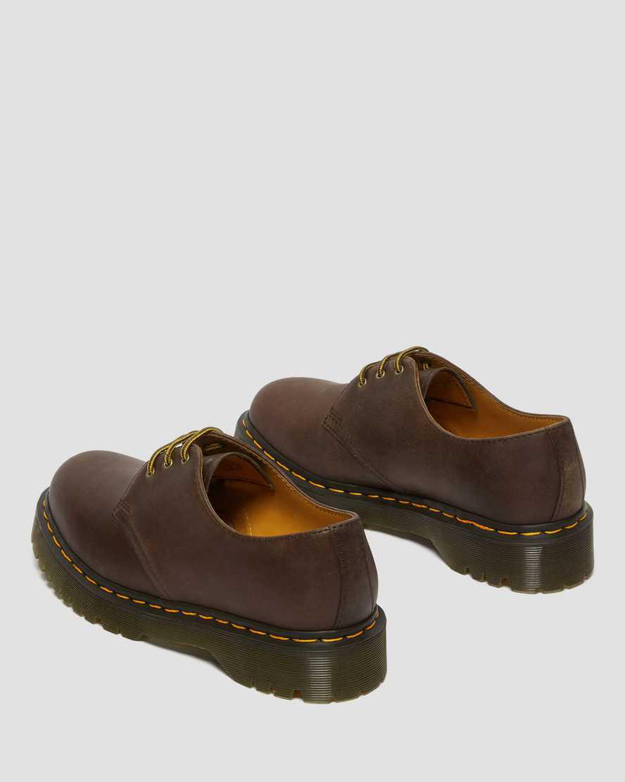 Dr Martens 1461 Bex Crazy Horse Deri Kadın Oxford Ayakkabı Koyu Kahverengi  Türkiye |  68742-ASFX