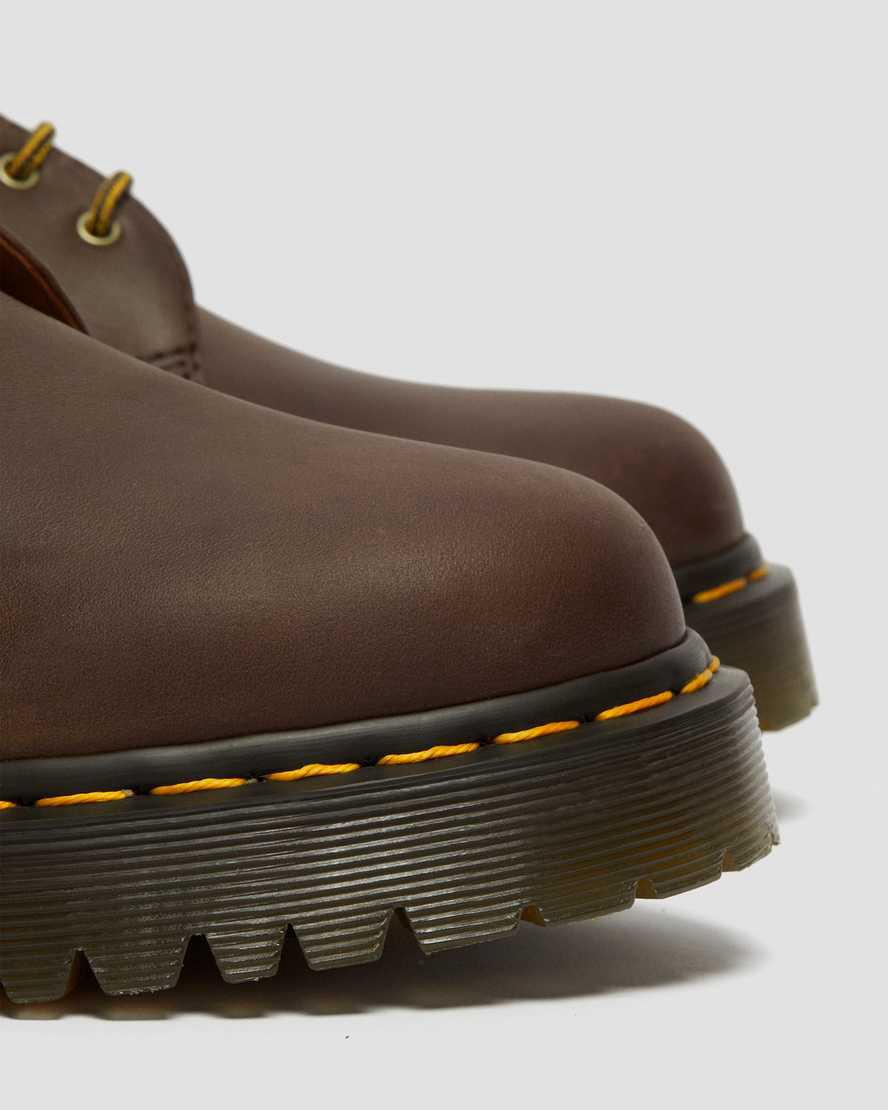 Dr Martens 1461 Bex Crazy Horse Deri Kadın Oxford Ayakkabı Koyu Kahverengi  Türkiye |  68742-ASFX