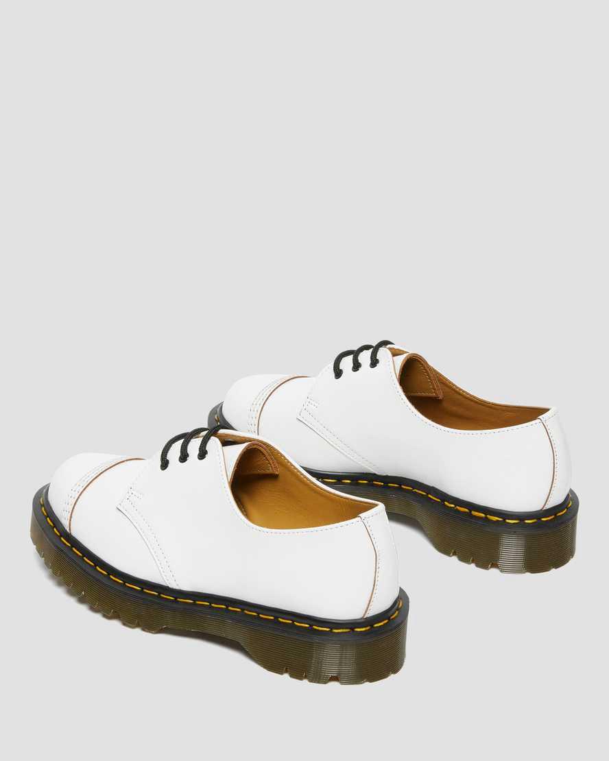 Dr Martens 1461 Bex Made in England Burunlu Cap Erkek Oxford Ayakkabı Beyaz  Türkiye |  12948-JNOR