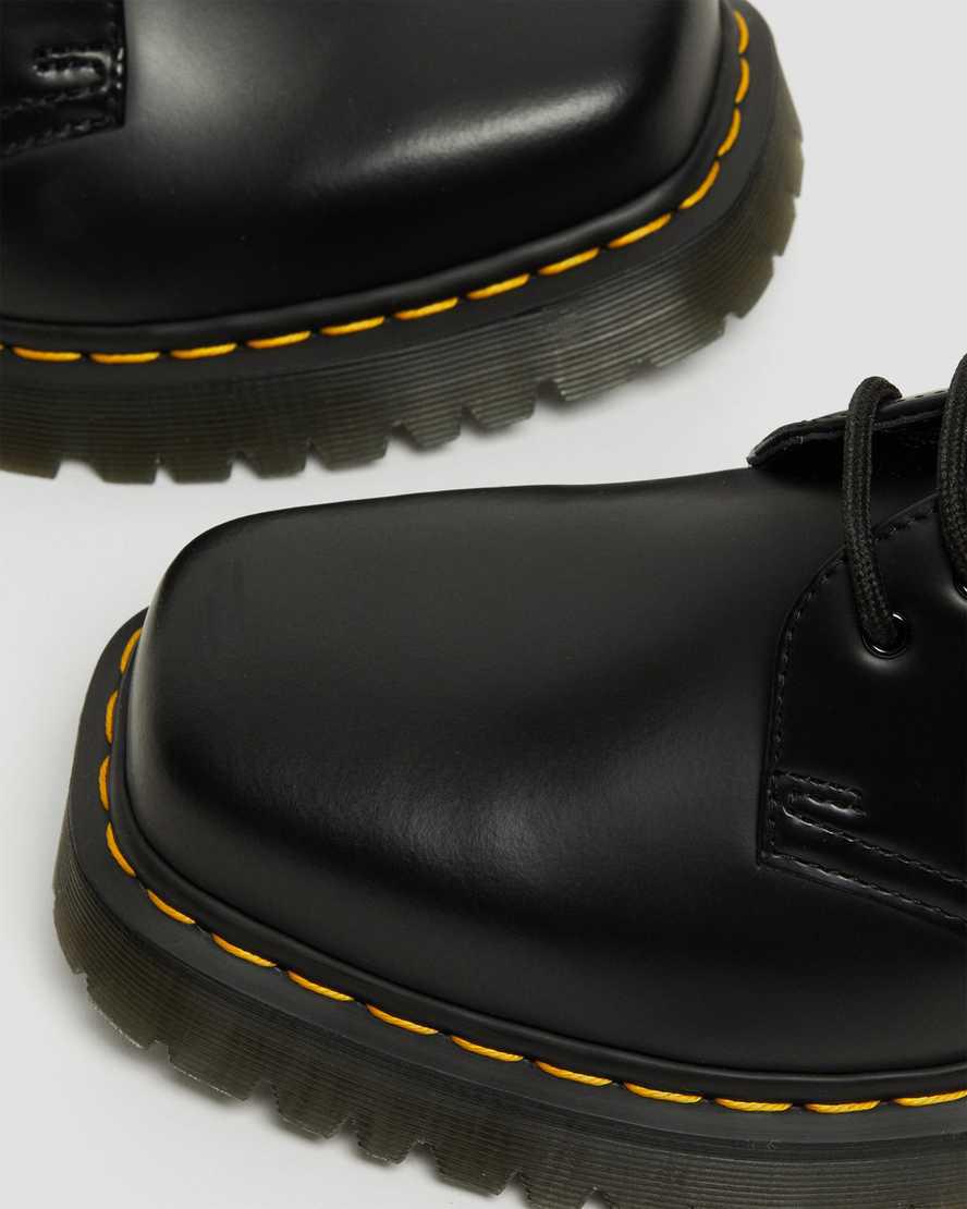 Dr Martens 1461 Bex Squared Burunlu Deri Erkek Oxford Ayakkabı Siyah  Türkiye |  09832-OTNX