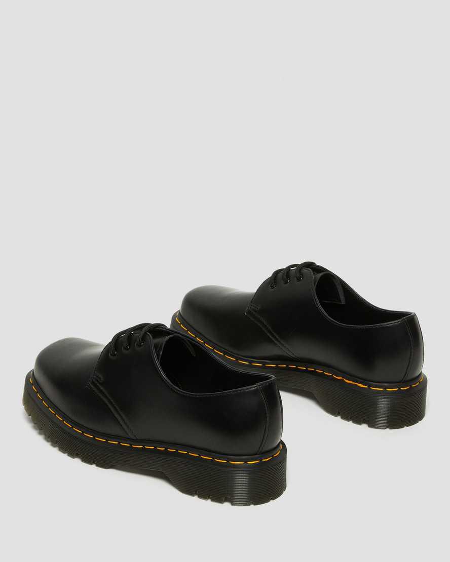 Dr Martens 1461 Bex Squared Burunlu Deri Erkek Oxford Ayakkabı Siyah  Türkiye |  09832-OTNX