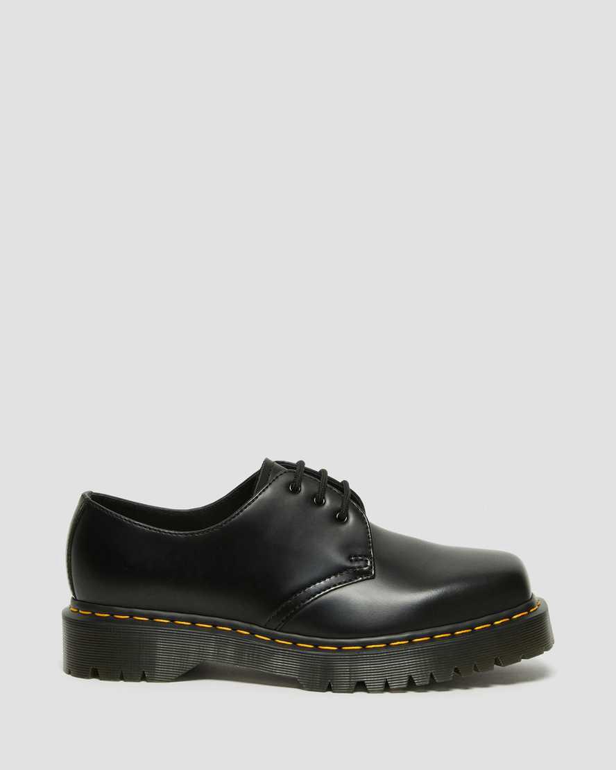 Dr Martens 1461 Bex Squared Burunlu Deri Erkek Oxford Ayakkabı Siyah  Türkiye |  09832-OTNX