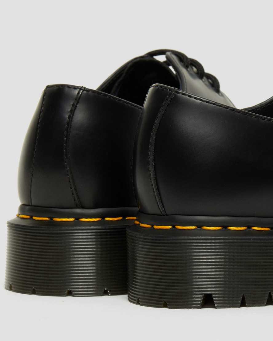 Dr Martens 1461 Bex Squared Burunlu Deri Erkek Oxford Ayakkabı Siyah  Türkiye |  09832-OTNX