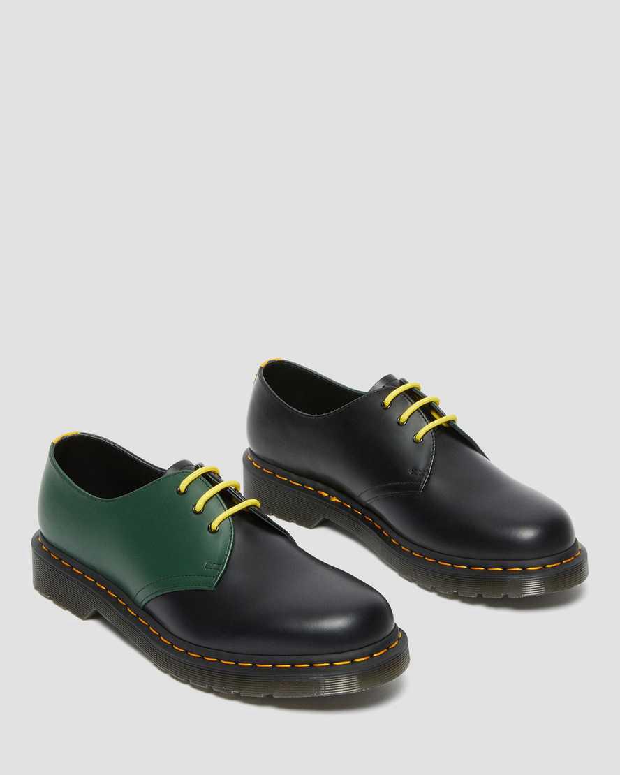 Dr Martens 1461 Contrast Smooth Deri Kadın Oxford Ayakkabı Siyah  Türkiye |  62153-WVGK