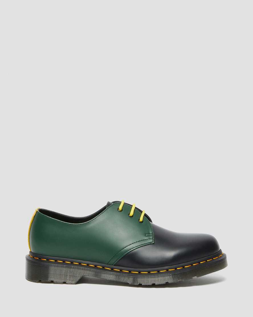 Dr Martens 1461 Contrast Smooth Deri Kadın Oxford Ayakkabı Siyah  Türkiye |  62153-WVGK