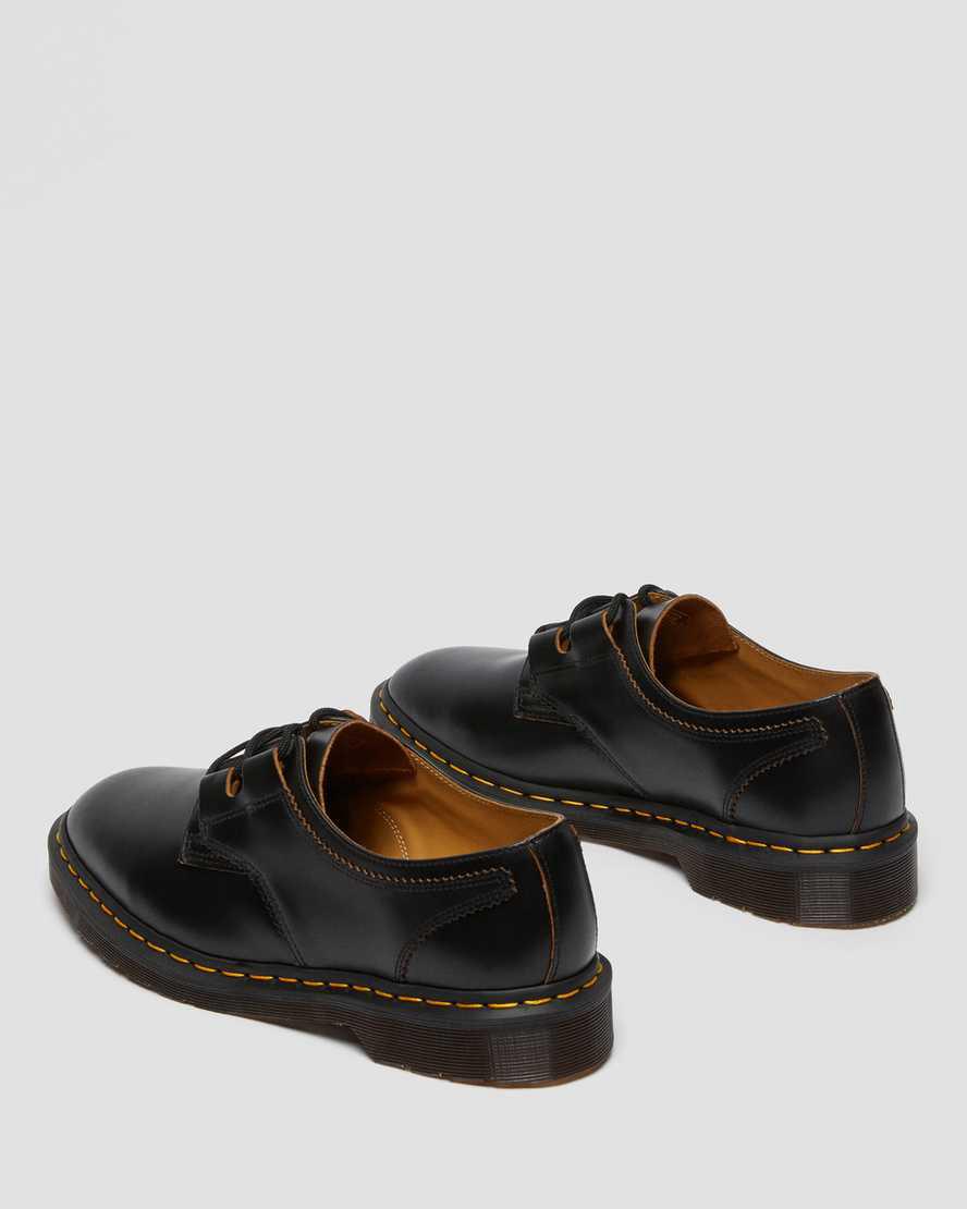 Dr Martens 1461 Ghillie Deri Erkek Oxford Ayakkabı Siyah  Türkiye |  49130-VXZB