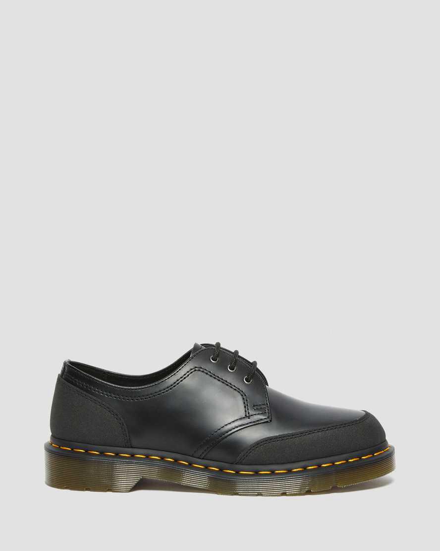 Dr Martens 1461 Guard Panel Deri Erkek Oxford Ayakkabı Black/Dual Original  Türkiye |  85204-MCTY