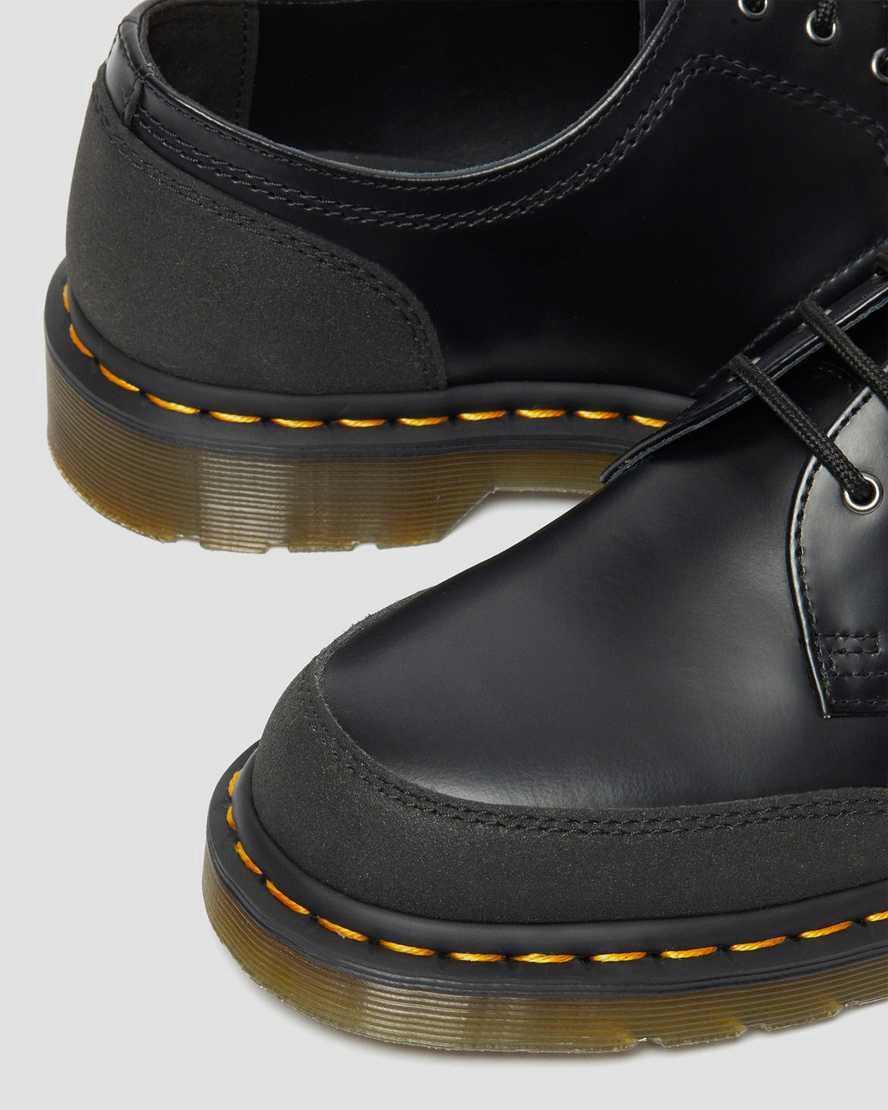 Dr Martens 1461 Guard Panel Deri Erkek Oxford Ayakkabı Black/Dual Original  Türkiye |  85204-MCTY