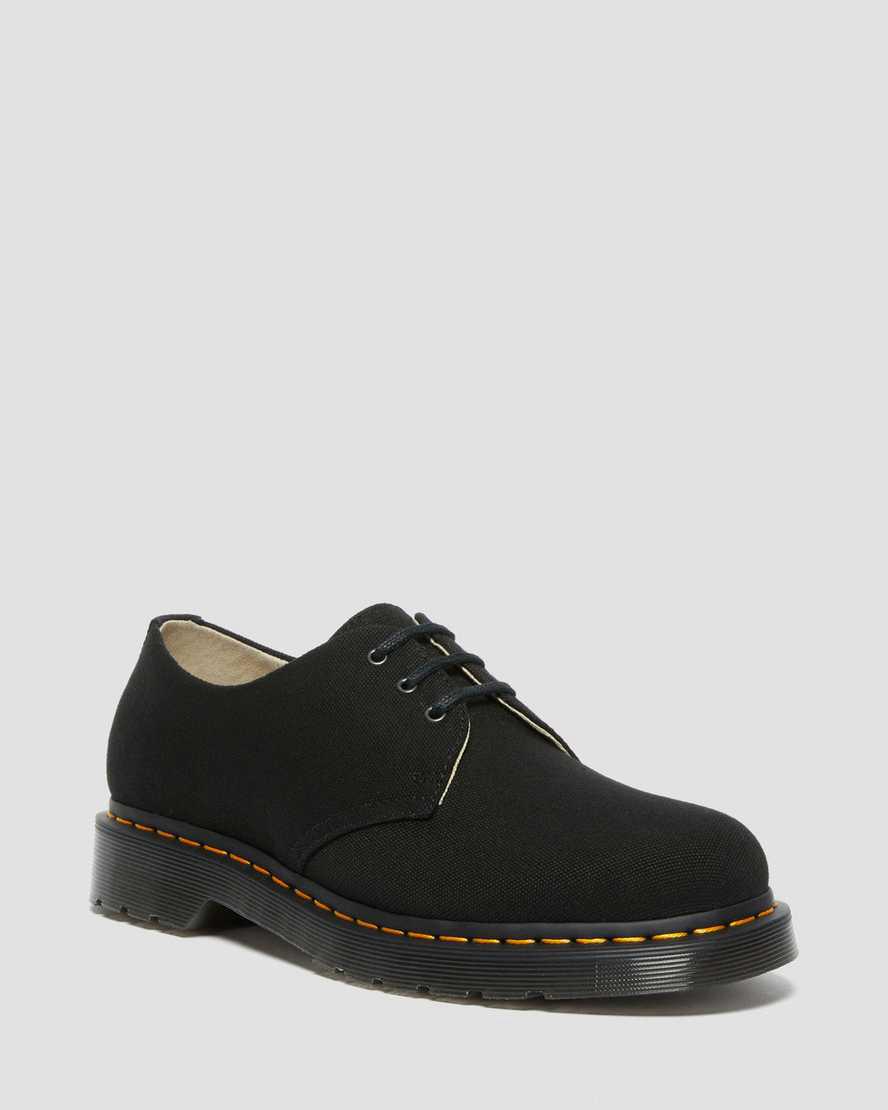 Dr Martens 1461 Kanvas Erkek Oxford Ayakkabı Siyah  Türkiye |  94138-MCGO