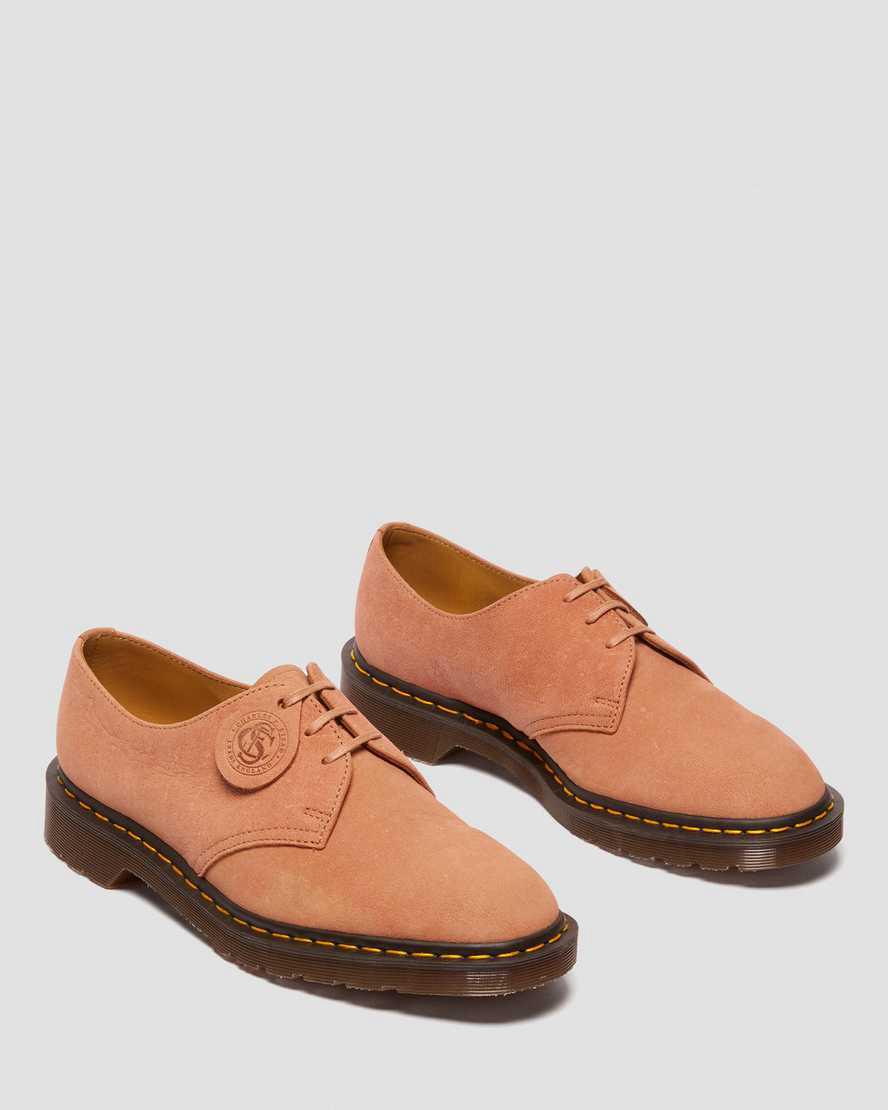 Dr Martens 1461 Made in England Nubuck Deri Erkek Oxford Ayakkabı Pembe  Türkiye |  02195-MJHA