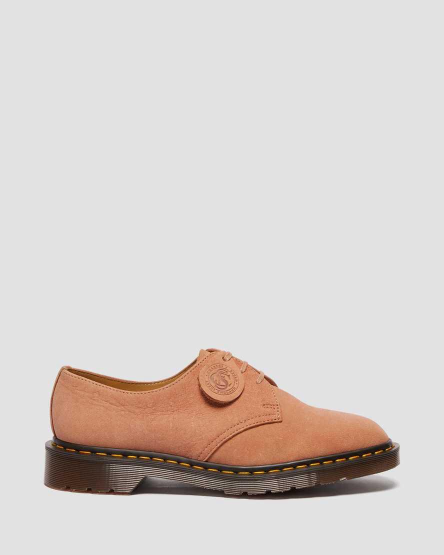 Dr Martens 1461 Made in England Nubuck Deri Erkek Oxford Ayakkabı Pembe  Türkiye |  02195-MJHA