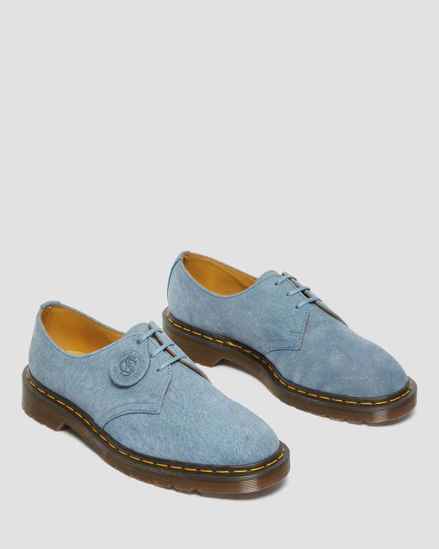 Dr Martens 1461 Made in England Nubuck Deri Erkek Oxford Ayakkabı Mavi  Türkiye |  71456-FZBV