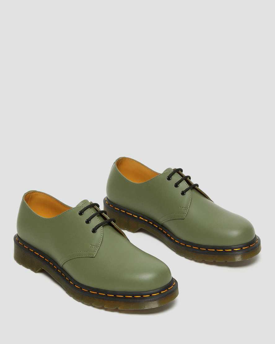 Dr Martens 1461 Smooth Deri Erkek Oxford Ayakkabı Haki Yeşil  Türkiye |  75092-NDMH