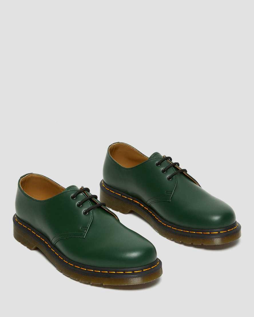 Dr Martens 1461 Smooth Deri Erkek Oxford Ayakkabı Yeşil  Türkiye |  96253-HNIL