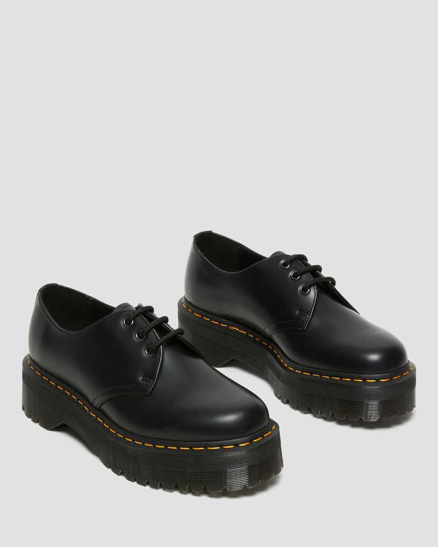 Dr Martens 1461 Smooth Deri Erkek Platform Ayakkabı Siyah  Türkiye |  08172-IMPO